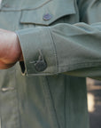 9oz Pique 60's Type 3 Jacket- Green (FN-OJ-C016)