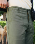 Studio D'Artisan Baker Pant- Army Green (1898)