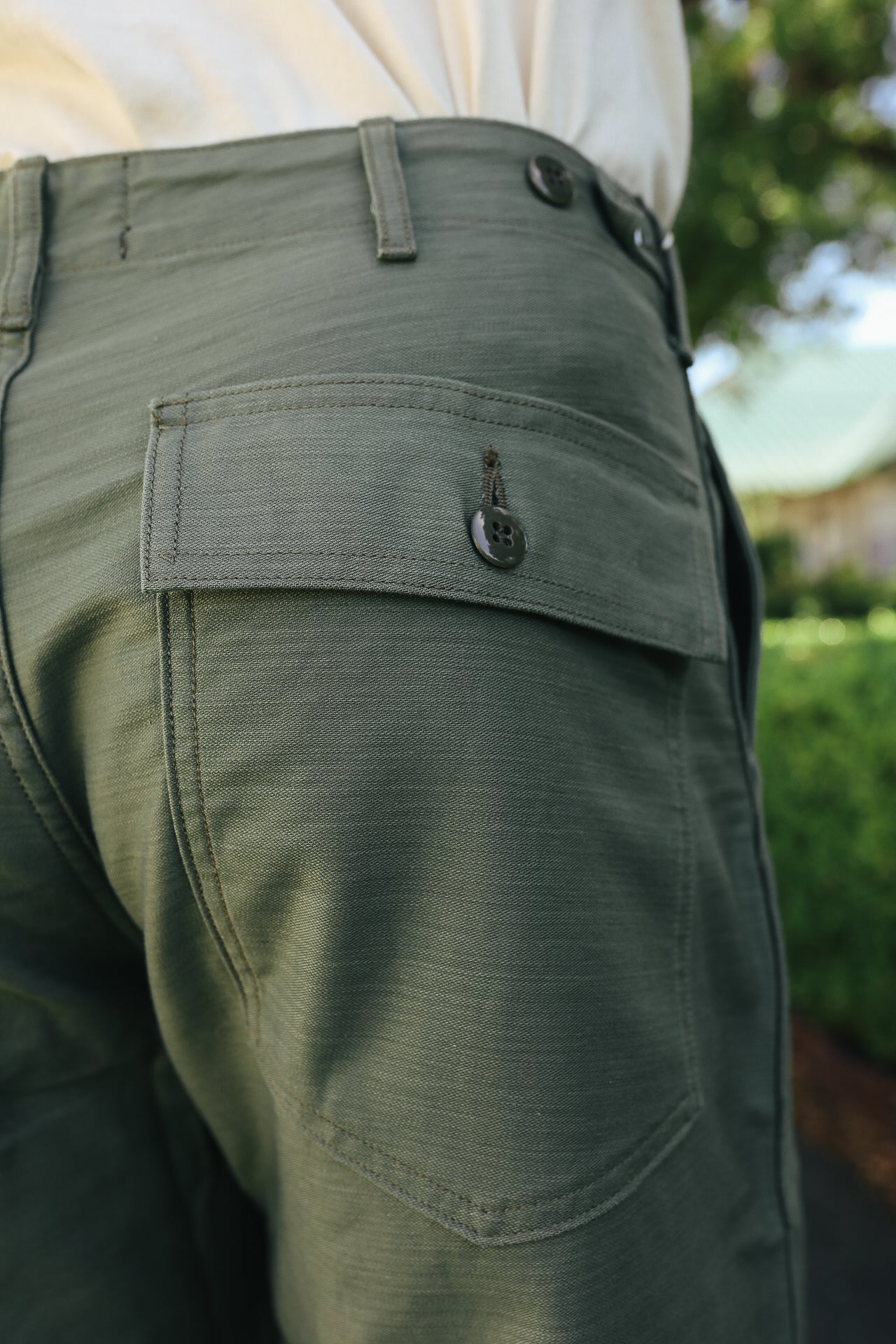 Studio D'Artisan Baker Pant- Army Green (1898) – Iron Shop