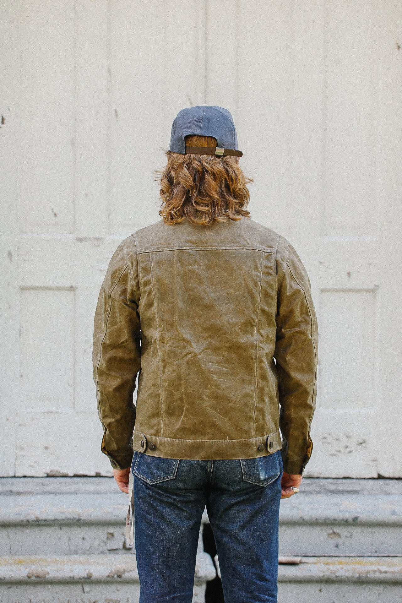RJ-1 Riders Jacket Waxed Canvas- Tobacco