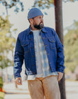 Crosscut Flannel- Powder Blue Plaid
