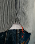 8oz Herringbone Hickory Stripe Work Shirt - Indigo
