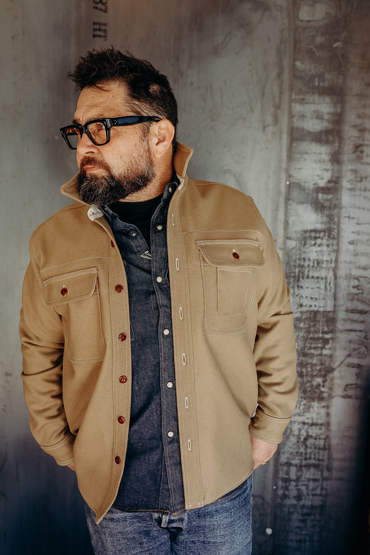 Huntsman Overshirt- Camel