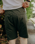 Cotton Easy Shorts - Olive