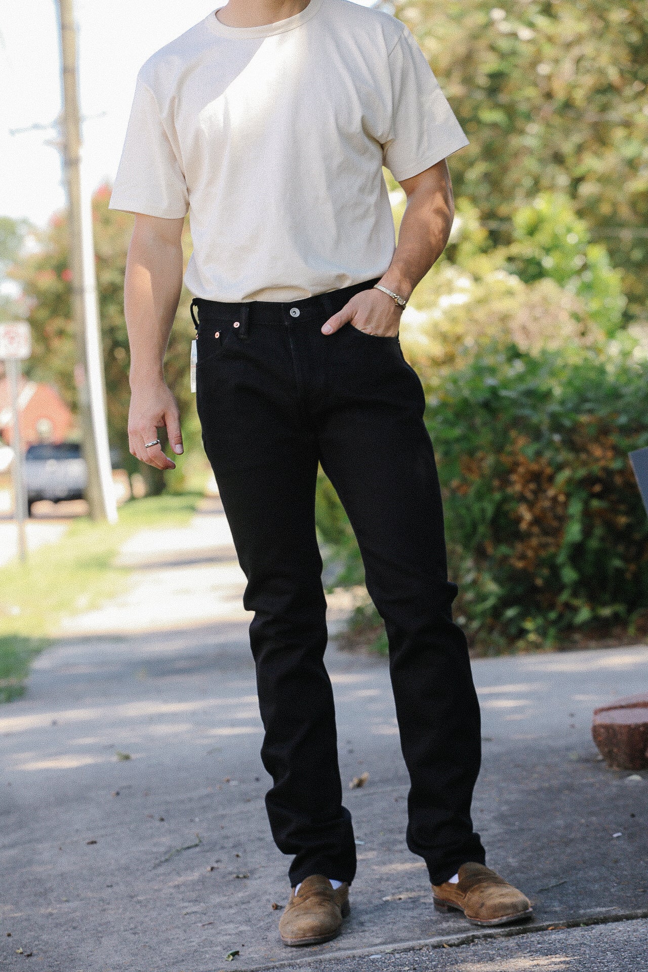 21oz Selvedge Denim Slim Cut Jeans