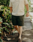 Cotton Easy Shorts - Olive