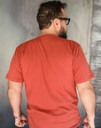 ANM Loopwheel Tee- Maritime  Red