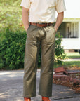 Baker Pants- French Work Serge Olive (JBPT10165S)