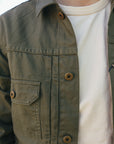Type 2 Jacket- French Work Serge Olive (JBGJ10215S)