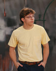 Heavy Duty Tee Single Pocket Lemon