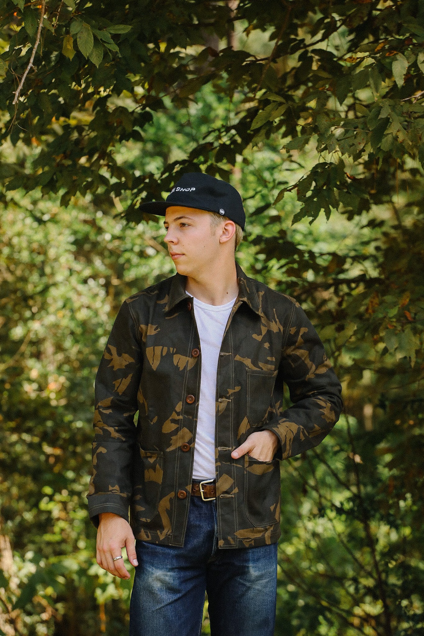 Woven Chore Coat- Darkwood Camouflage – Iron Shop Provisions