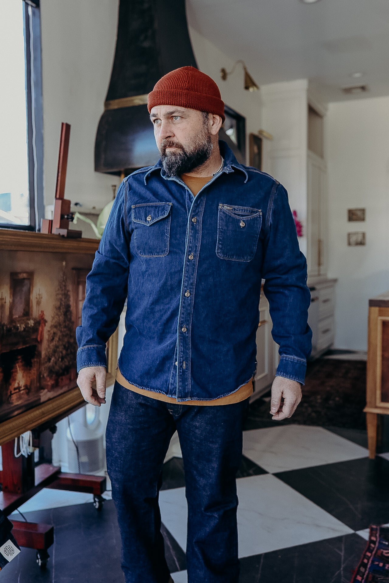 Lambert Stonewashed Denim – Iron Shop Provisions