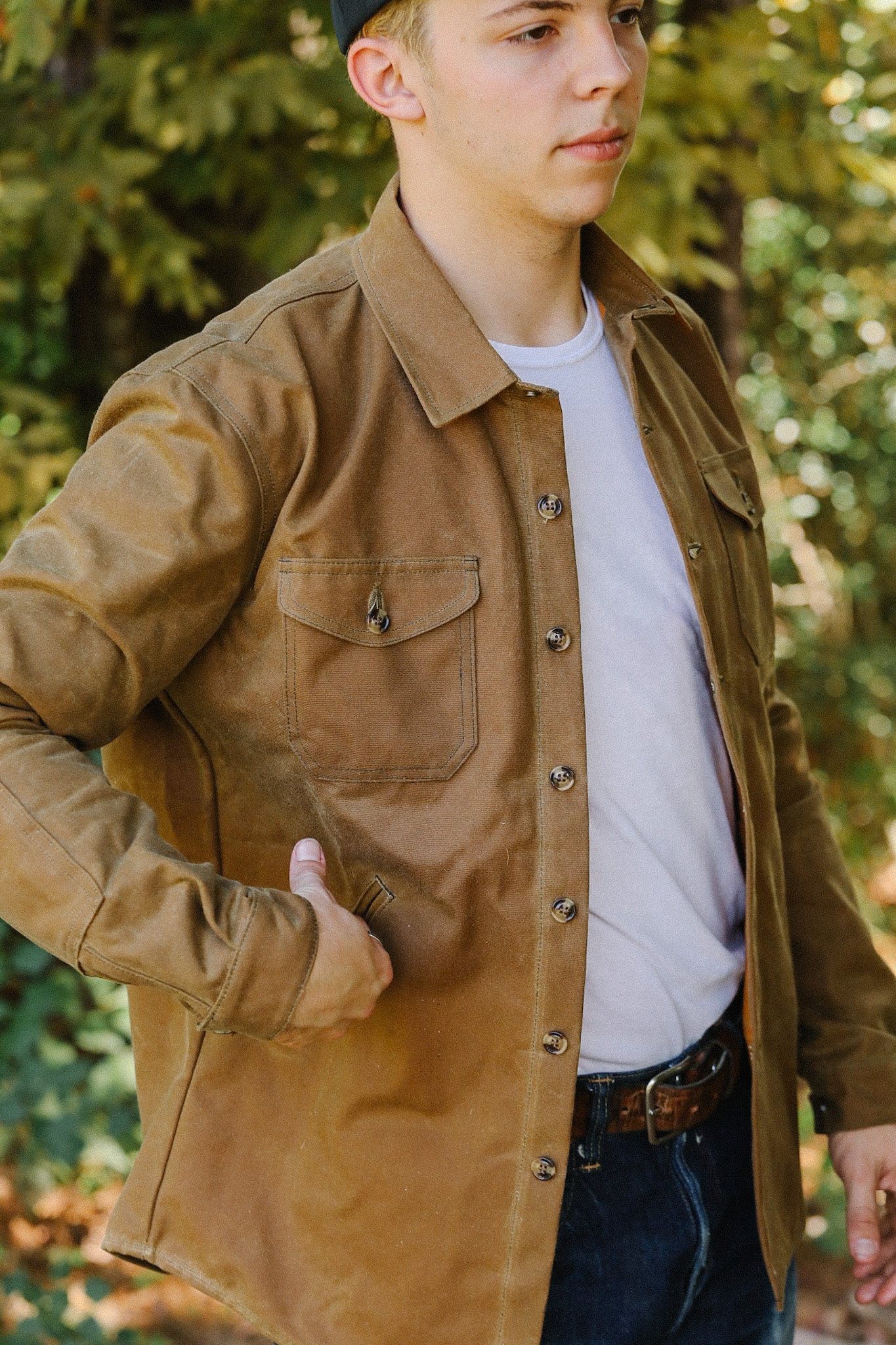 Waxed Canvas Crissman- Hardtack