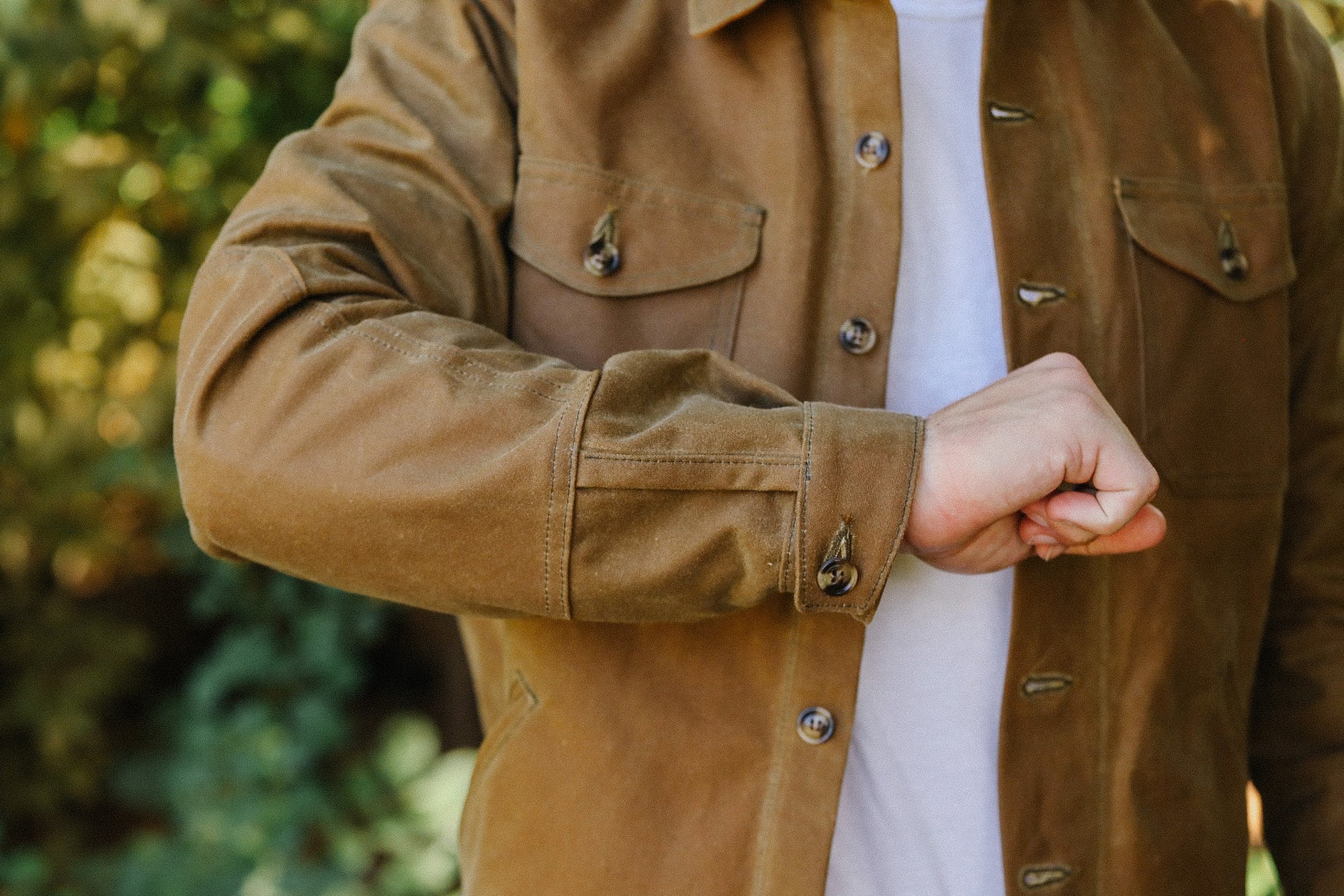 Waxed Canvas Crissman- Hardtack
