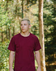 Heavy Duty Tee - Burgundy