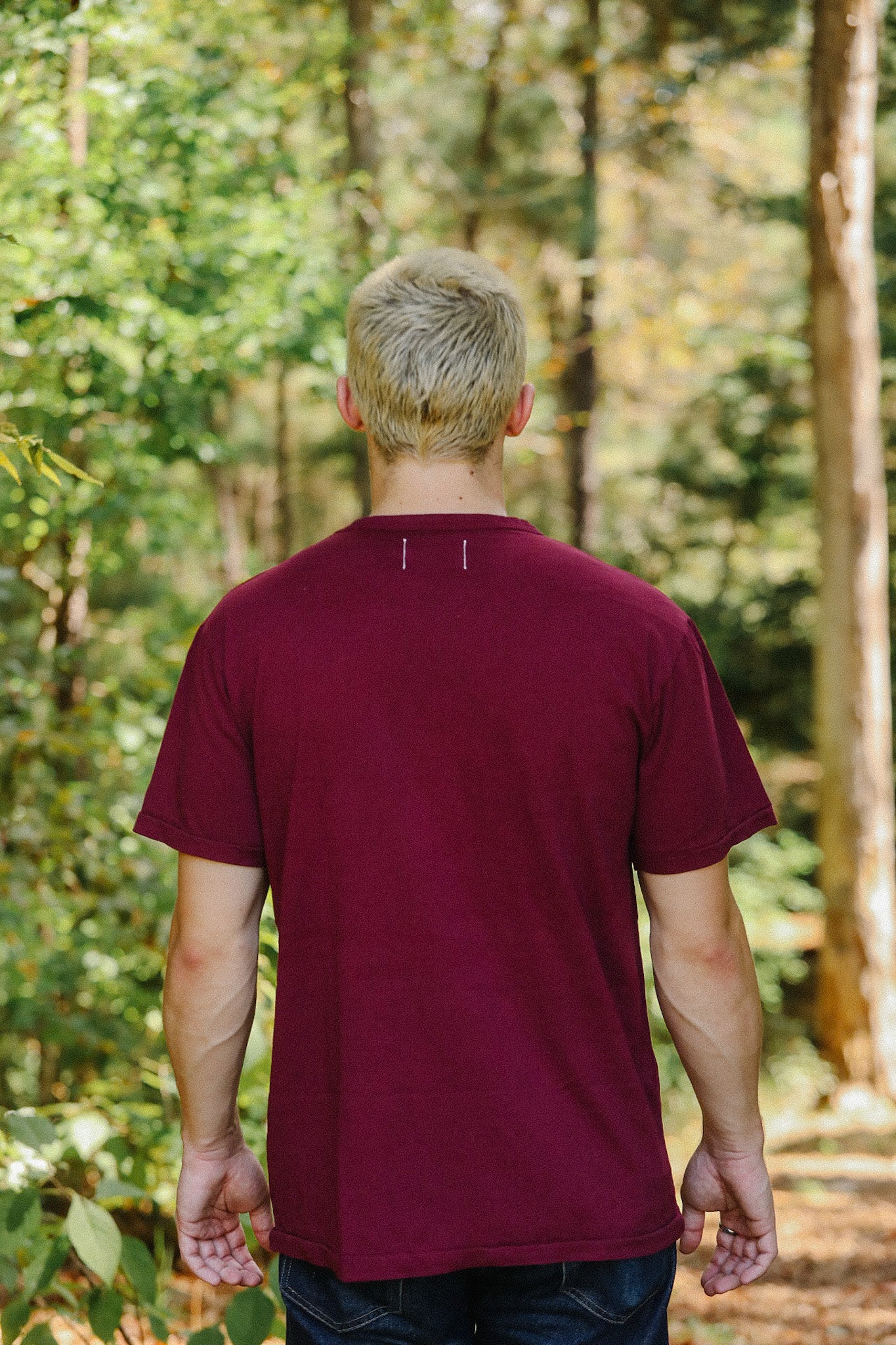 Heavy Duty Tee - Burgundy