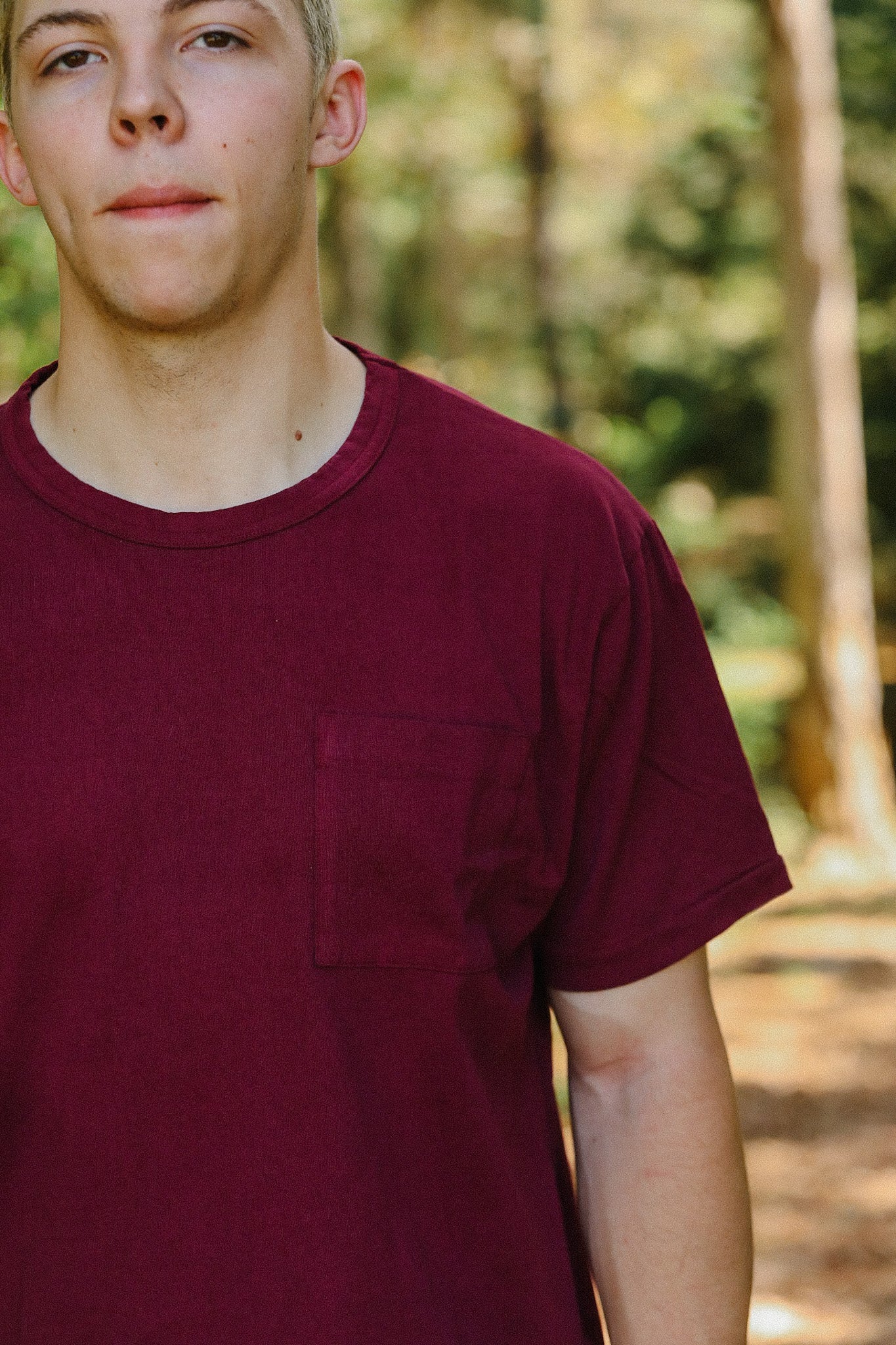 Heavy Duty Tee - Burgundy