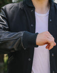 Varsity Jacket - Black/Black