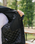 Varsity Jacket - Black/Black