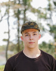Unstructured Dry Wax Baseball Hat - Darkwood Camo