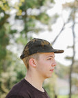 Unstructured Dry Wax Baseball Hat - Darkwood Camo