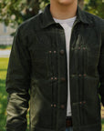 RJ-1 Riders Jacket Waxed Canvas -Olive