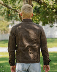 RJ-1 Riders Jacket Waxed Canvas- Oak