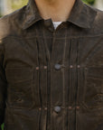 RJ-1 Riders Jacket Waxed Canvas- Oak