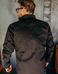 14oz Selvedge Denim Western Shirt - Black/Black IHSH-295-BB