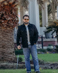 14oz Selvedge Denim Western Shirt - Black/Black IHSH-295-BB
