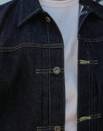 14.5OZ Denim 40's Type 1 Jacket- Indigo (FN-OJ-D101)