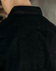 Kyoto black crest dyed western shirt