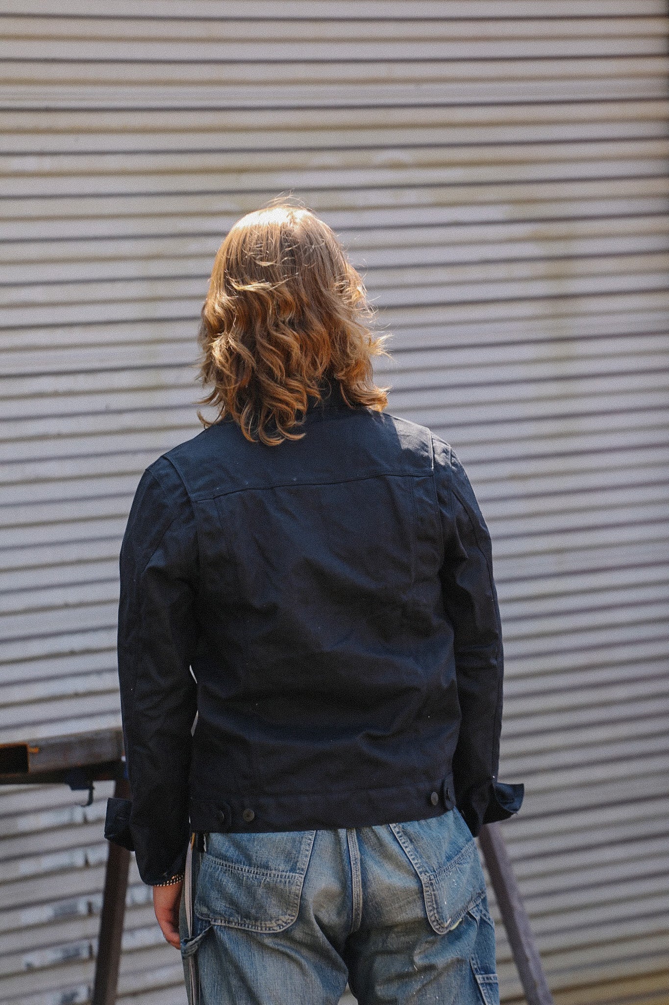RJ-1 Riders Jacket Waxed Canvas- Black – Iron Shop Provisions