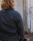 RJ-1 Riders Jacket Waxed Canvas- Black