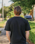 20oz Heavy Loopwheel Tee - Black (FN-HTK-001 )