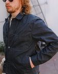 RJ-1 Riders Jacket Waxed Canvas- Black