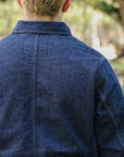 10oz Selvedge Denim Blanket Lined Chore Jacket - Indigo IHJ-149-IND