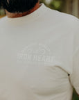 7.5oz Printed Loopwheel Crew Neck T-Shirt - White IHT-2401-WHT
