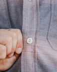 Utility Flannel- Mauve Ombre