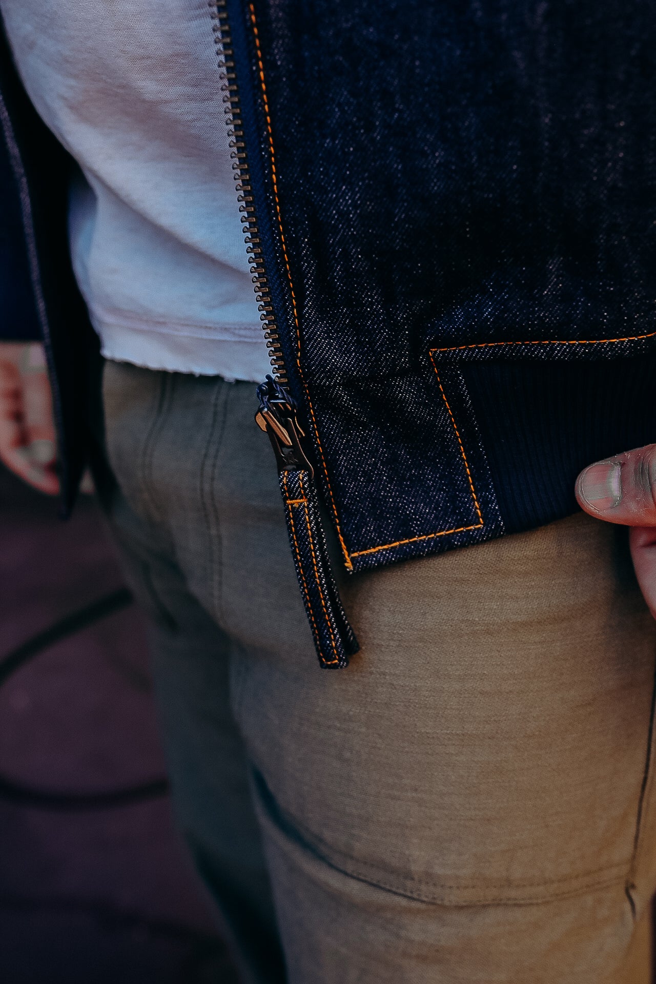 Bomber Jacket -13oz Denim