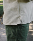 13oz Oxford Cloth Work Overshirt - Ivory IHSH-423-IVO