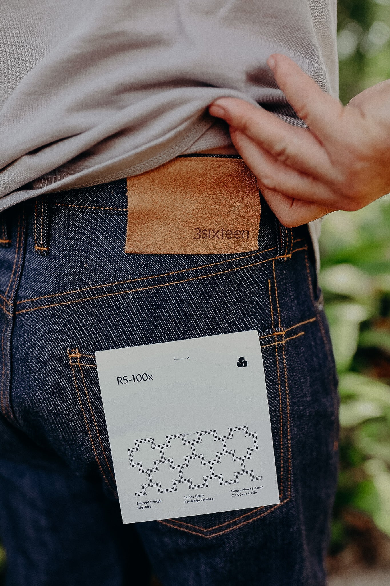 RS-100x Relaxed Straight - Indigo Selvedge