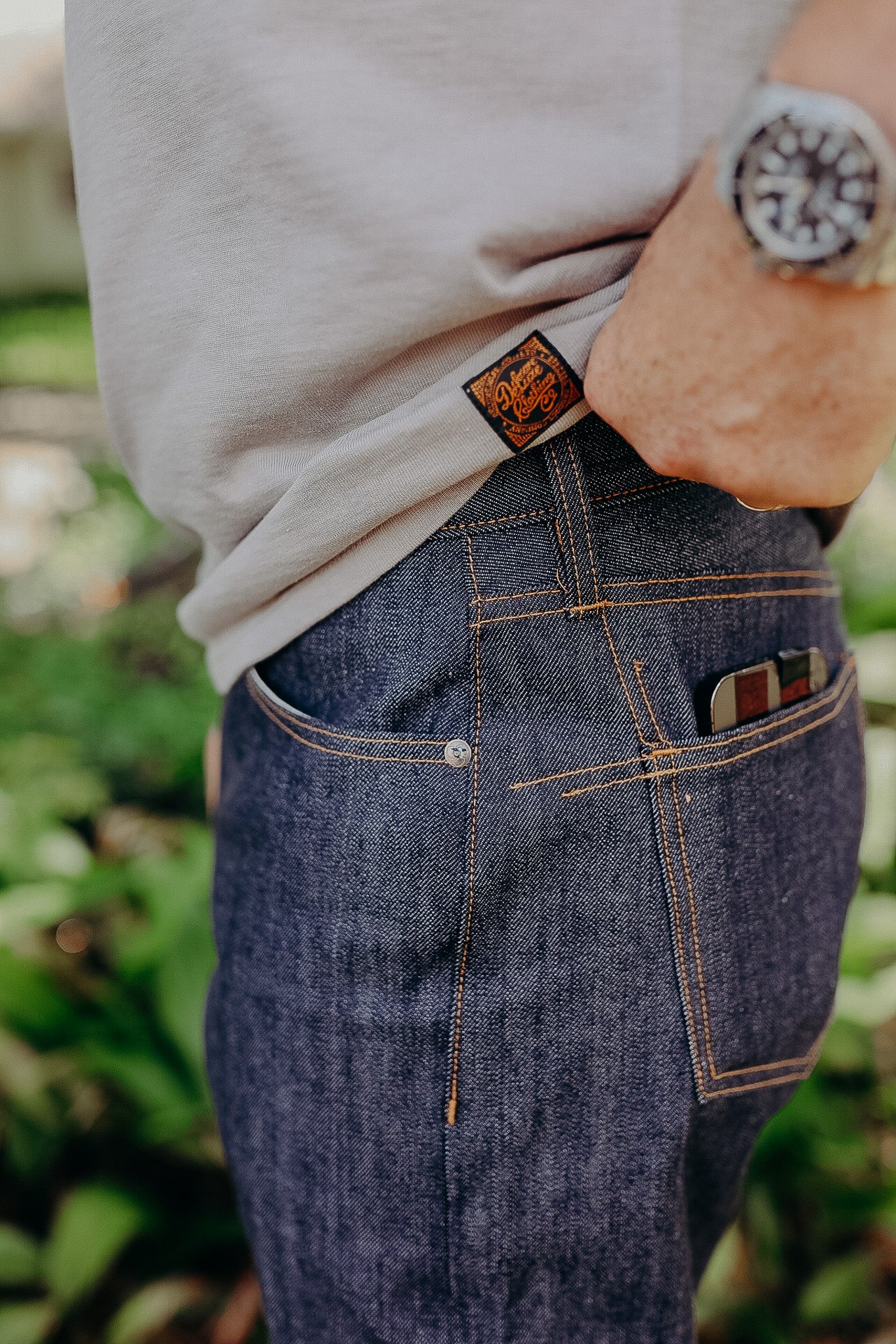RS-100x Relaxed Straight - Indigo Selvedge