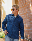 USN Overshirt - Stonewashed Indigo Canvas