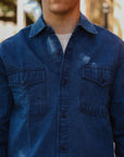 USN Overshirt - Stonewashed Indigo Canvas