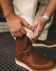 Wesco X ISP Boss Engineer Boot- Shrunken Bison Brown
