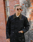 Country Jacket - Black Waxed Nylon