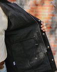 Country Jacket - Black Waxed Nylon