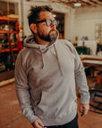 14oz Ultra Heavyweight Loopwheel Cotton Hoodie - GREY IHSW-49-GRY