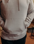14oz Ultra Heavyweight Loopwheel Cotton Hoodie - GREY IHSW-49-GRY